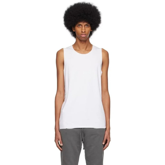 Wolford Men's White Pure Tank Top Modal Elastane Size XS - Picture 1 of 8